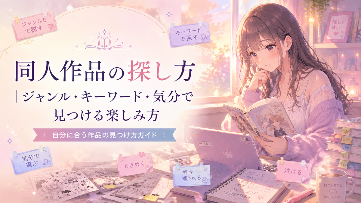 同人作品の探し方｜ジャンル・キーワード・気分で見つける楽しみ方